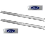 1969 1970 Mustang Door Sill Scuff Plates Right & Left Polished Aluminum Dynacorn. Fixed Price $87.00.