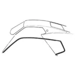 Cj Classics Roofrail Weatherstrip Pair Mustang Fastback 1969-1970. Fixed Price $88.99.