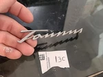 Vintage 1960S 70S Ford Taunus 4 1/2" Emblem Script Oem Fomoco. Fixed Price $25.00.