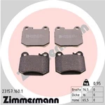 Zimmermann Brake Pad Set, Disc 23157.160.1. Fixed Price $75.55.