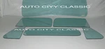 Glass 1951 1952 Ford Pickup Truck Windshield Vent Door Back Green Windows. Fixed Price $299.00.