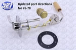 Fuel Sending Unit Fits Dodge Truck 76 77 78 Plastic Tank Stainless Mopar. Fixed Price $99.95.