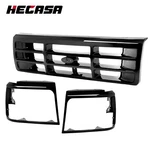 1992-1997 96 Ford F150 F250 Bronco Headlight Door Black Grilles. Fixed Price $87.62.