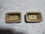 Mopar 73-76 Dart Duster Body Inner Door Pull Handle Cups. Fixed Price $35.00.