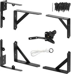 Corner Brace Bracket Anti Sag Gate Frame Hardware Kit For Wooden Fence With Latc. Fixed Price $37.94.
