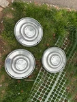 1960S Ford Orginal 14" Hub Caps - Good Shape Overall Set Of 3. Fixed Price $60.00.