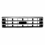 Ford F53/F59 Grille 1989-1991 Chrome Shell With Painted Dark Argent Insert. Fixed Price $94.57.