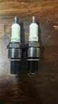 Pair Of Vintage R44XLS6 Spark Plugs - Nos Made Usa Classic Green Ring. Fixed Price $10.00.