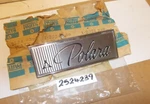 Mopar Nos Front Fender Nameplate Emblem 1965 Dodge Polara. Fixed Price $89.95.