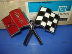 Nose Cross Flag. Gm 3872929. 65-66 Corvette. Fixed Price $145.00.