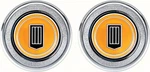 1979-81 Camaro; Interior Door Panel Emblems Orange Badge. Fixed Price $99.99.