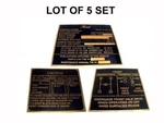 Jeep Gpw Ford Mid Production Brass Data Plate Set G503 Wwii WW2. Fixed Price $131.31.