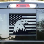 Eagle Rear Back Middle Window Usa Flag Decal Compatible With Dodge Ram 2009-2021. Fixed Price $25.60.