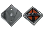 For International Truck Hood Emblem Medium With Mounting Base. Fixed Price $67.99.
