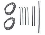 Fits 55 56 57 58 59 Chevy Gmc Truck 10 Pc Door Seals Window Glass Weatherstrips. Fixed Price $209.99.