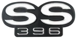 New Trim Parts Ss 396 Rear Panel Emblem / For 1967 Chevy Chevelle Malibu 4405. Fixed Price $59.99.