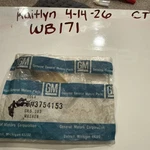 (1) Nos Gm Part # 3754153 1962-1969 Exhaust Manifold Washer. Fixed Price $18.00.