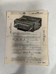 1950'S Sams Photofact Ford Radio Model 75BF. Fixed Price $6.99.