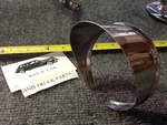 New Single Accessory Stainless Steel Visor For 4 & 5 Inch Round Mirrors !. Fixed Price $9.99.