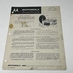 1957 Ford Motorola Radio 75MF FEG-18806-H Service Manual Schematics Parts List. Fixed Price $27.95.