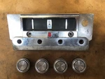 1967 Oldsmobile Delco 7301703 8-TRACK Player Face Plate And Knobs. Fixed Price $90.11.