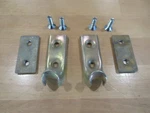 Interior Windshield Dash Clamp Set Fits Willys Jeep Mb Gpw CJ2A CJ3A CJ3B. Fixed Price $21.00.