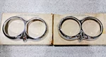 58-60 C1 Corvette Lh/rh Chrome Headlight Bezels---gm #3742509/3779239--NOS!. Fixed Price $399.95.