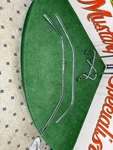 1965 1966 Ford Mustang Coupe Weather Strip Retainer Moldings Pair Dented 64. Fixed Price $155.00.