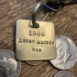 1964 Aston Martin DB5 Key Fob. Fixed Price $14.95.