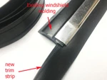 Volvo 245 Front Windshield Aluminium Molding Outer Trim Strip Seal WTS0240. Fixed Price $79.95.