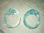 1956 - 1958 Studebaker Headlight Bezels Customize !!! Roth 1312089 Pc. Fixed Price $29.99.
