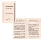 1964-1967 C2 Corvette Am/fm Radio Instruction Sheet Gm Licensed 7291985. Fixed Price $16.95.