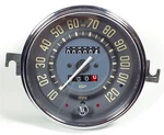 Vw Bug Bus Ghia Isp 120 Mph Speedometer W/trip Odometer Beige Numerical Face. Fixed Price $250.00.