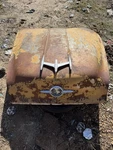 1955 Oldsmobile Rocket 88 98 Hood Original Jet Plane Ornament & Globe Emblem. Fixed Price $465.49.