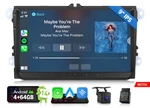 Obd+cam+for Vw Volkswagen Jetta Passat Cc 9" Android 14 Stereo Carplay Radio. Fixed Price $187.45.