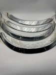 1977-1986 Bmw E23 Series 733I Chrome Brass Fender Trim Molding 4 Piece New Nos. Fixed Price $159.99.