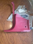 Nos Oem Ford Lh Scarlet Red Kick Panel 90 91 92 Fox Body Mustang Convertible. Fixed Price $119.00.