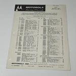 1961 Ford Falcon Motorola Radio 14MD C1DD-18805-A Service Manual Parts List. Fixed Price $27.95.