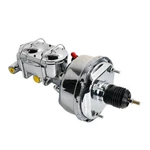 Chrome 8" Street Hot Rod Custom Power Brake Booster & Bail Top Master Cylinder. Fixed Price $102.15.