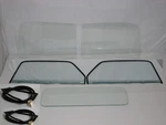 1947-1950 Chevy Gmc Pickup Glass 2PC Windshield Door Assembly Rear Gaskets Clear. Fixed Price $499.00.