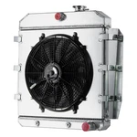 Row Radiator+shroud Fan For 1955-1959 Chevy Gmc 3100 3200 3400 3500 3600 Truck. Fixed Price $268.99.