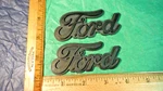BE66 Ford Emblems Vintage Plastic Script 1960-70S Unknown Model Year Application. Fixed Price $6.99.