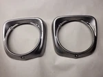 1961 - 66 Ford Pickup Bezels Headlight Lh Rh Lamp Doors Pair Free Shipping. Fixed Price $140.00.