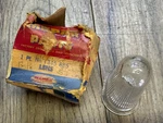 1951 52 53 54 Chrysler Imperial New Yorker Nos Mopar License Plate Light Lens. Fixed Price $65.00.