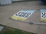 Car Lot Flags Vintage Auto Shop , Dealer Repair. Fixed Price $99.00.