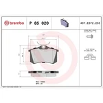 Brembo Rear Brake Pad Set (2 Wheels On 1 Axle) /. Fixed Price $27.67.