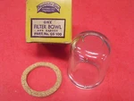 Nors 30 40S 50S Hygrade 3/8 X 2.09 " Glass Fuel Filter Sediment Bowl Tractor. Fixed Price $13.00.