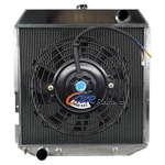 26''X24'' Aluminum Radiator+fan 1966-1979 Ford F-100/F-250/F-350 V8 Engine. Fixed Price $250.00.