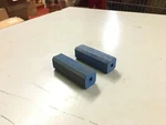 Blue Bike Pedal Kicker Rubber Harley Indian Knucklehead Panhead Chopper Bobber. Fixed Price $24.95.