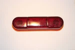 1948 Studebaker Red Glass Tail Light Lens, Oem, T14A, Part# 14020. Fixed Price $39.95.